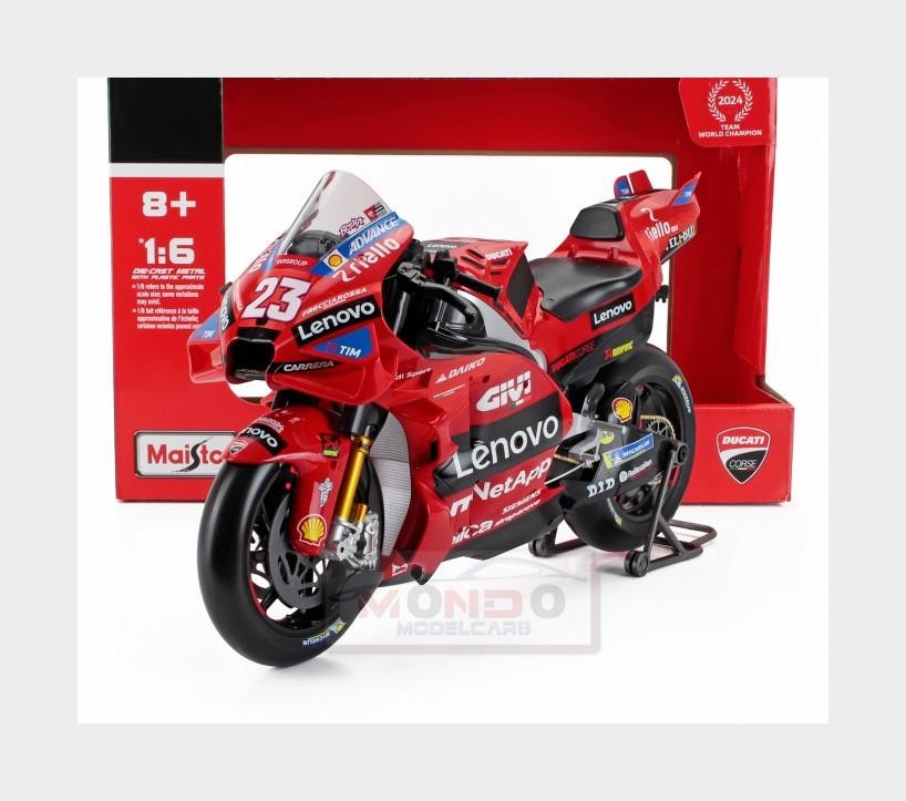 1:6 MAISTO Ducati Desmosedici Gp24 #23 Motogp 2024 Bastianini