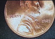 2023 P Lincoln Shield Cent Penny "Extra V" Variety MINT ERRORS Break Rim To Rim