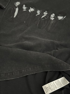 BTS WORLD TOUR ARIRANG S/S PHOTO Sm BLACK T-SHIRT POP-UP JAPAN