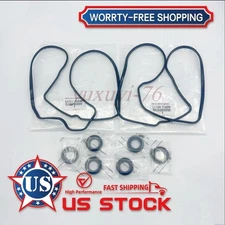 OEM GENUINE Toyota Lexus 6pcs Valve Cover Gasket + Spark Plug Tube Seal SET For 