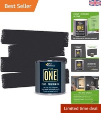 Water-Based 250ml Charcoal Paint & Primer - Perfect for Indoor & Outdoor Use