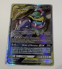 Pokémon TCG Holo Muk & Alolan Muk GX Tag Team 197/234 Acme Of Heroism
