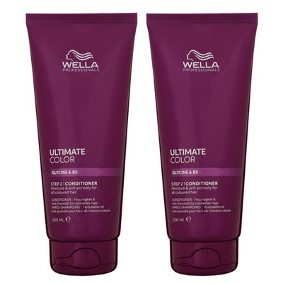 Wella Ultimate Color 2 x 200 ml Conditioner für coloriertes Haar Step 2 Set