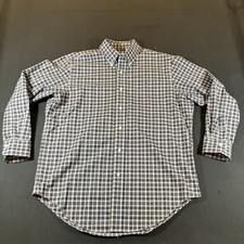 Lauren Ralph Lauren Mens Button-Down Shirt Non Iron Classic Fit Size 16 32-33
