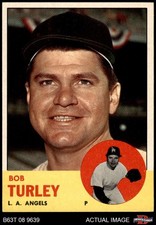 1963 Topps #322 Bob Turley Angels 8 - NM/MT