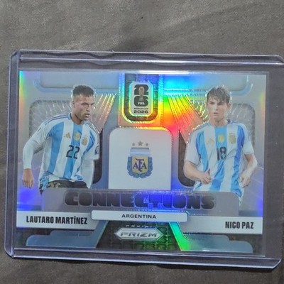 Panini Prizm FIFA World Cup 2026 Connections #23 Lautaro Martinez Nico Paz