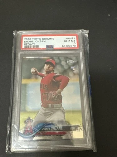 2018 Topps Chrome Shohei Ohtani PSA 10