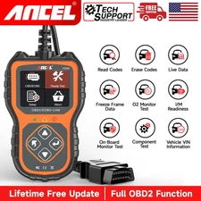 ANCEL AS200 Automotive Diagnostic Tool OBD2 Scanner Clear Engine Fault Codes