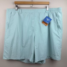 Columbia Short Men's 2XL Aqua PFG Backcast IV Water Omni-Shade 8 MSRP 35 NWT