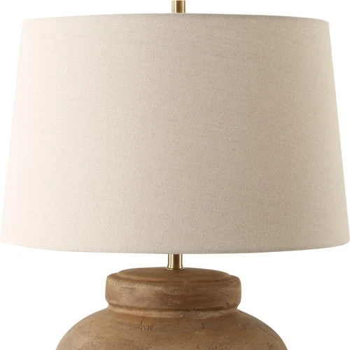 Uttermost 30346-1 Urbino 23" Tall Buffet Table Lamp - Aged Terracotta - Picture 2 of 6
