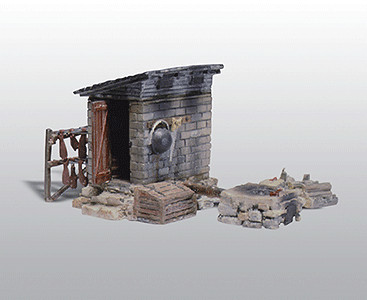 Woodland Scenics 213 HO Scale Scenic Details Smokehouse Kit
