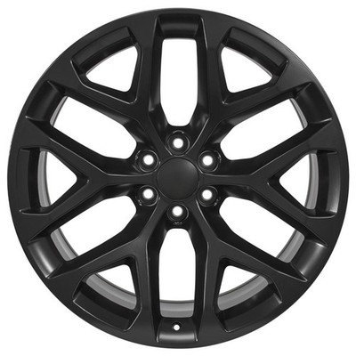 24'' Satin Black Wheel [fits 2003-2014 Chevy Express 1500] - RVO4639