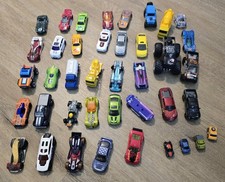 Lot of 40 Hot Wheels Matchbox Monster Truck Diecast Cars Trucks Mixed Toys