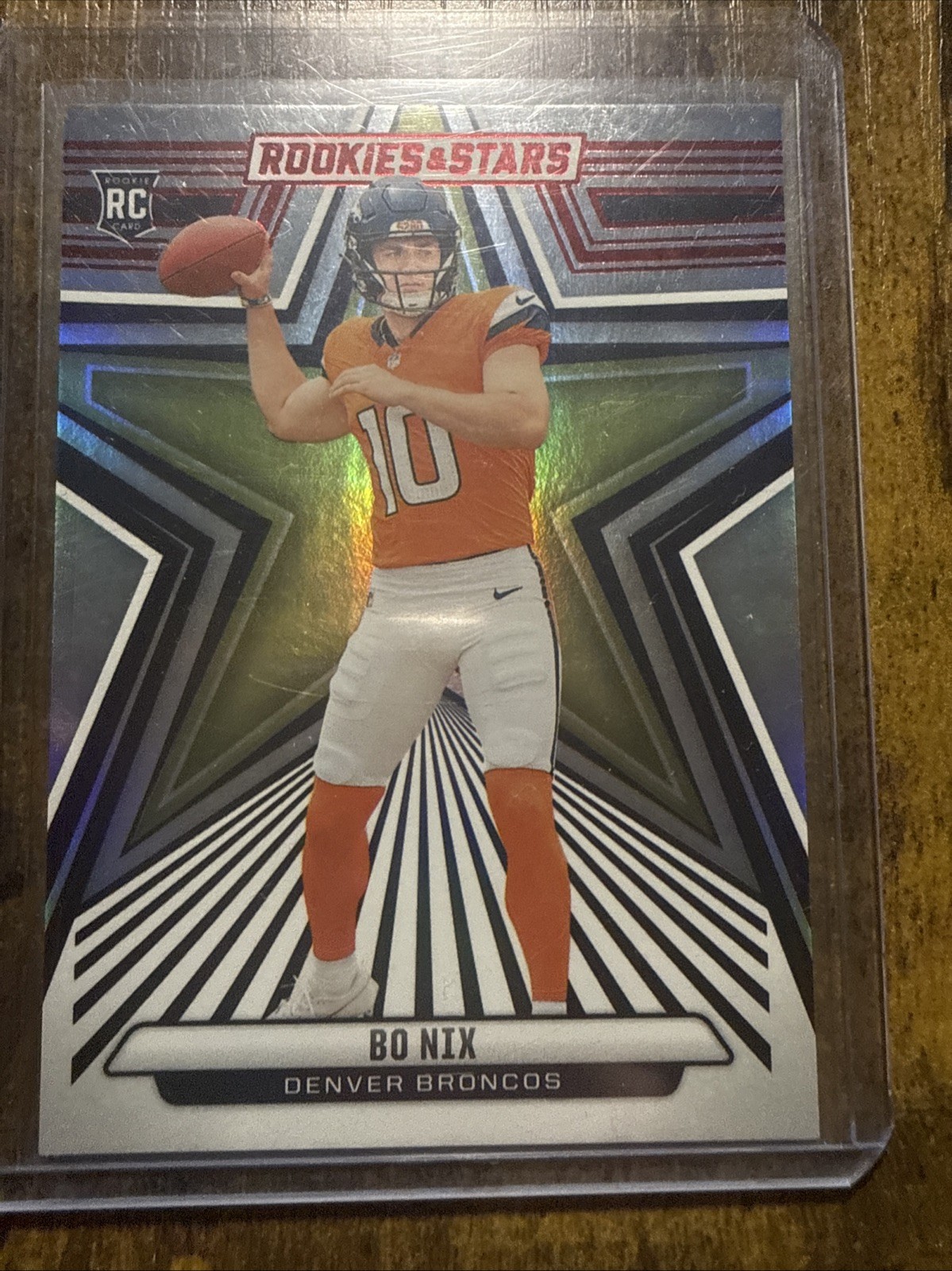 2024 Panini Rookies & Stars - Rookies Bo Nix #108 Longevity (RC) Holo