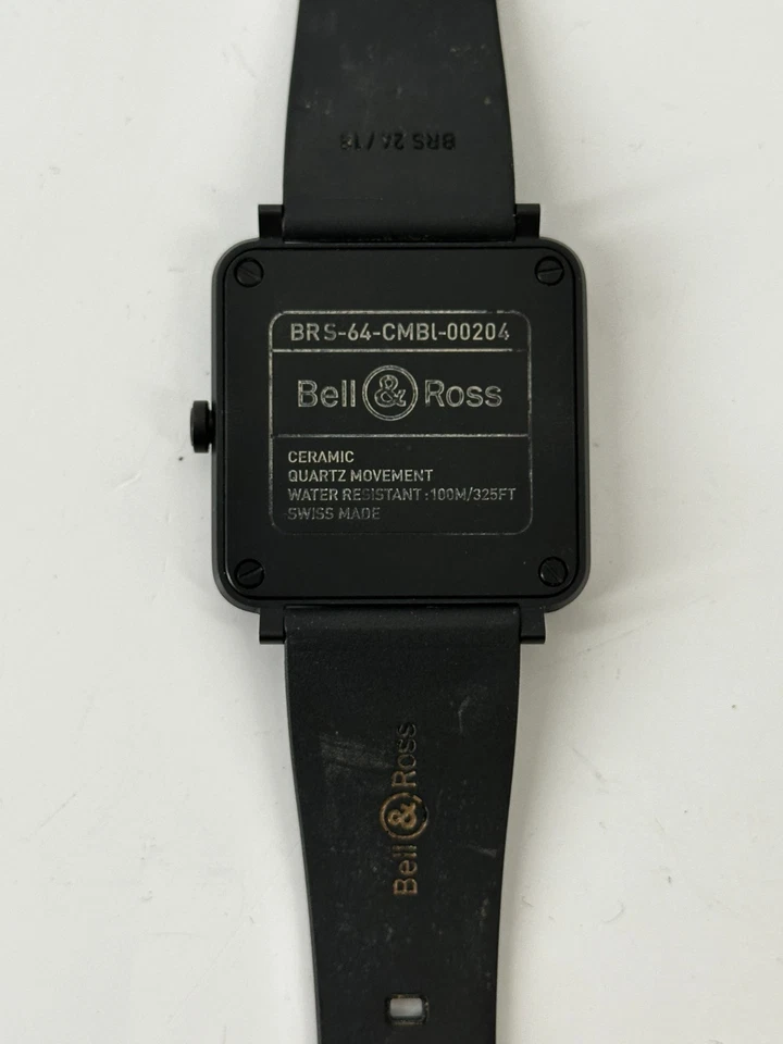 Reloj Pulsera Bell & Ross BRS-64-CMBL Cerámica Negra 39mm Foto 4 de 4