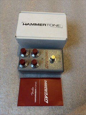 Fender Hammertone Overdrive Guitar Effects Pedal With Box And Manuel