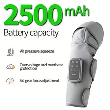 3 Modes Leg Massager Cordless Calf Air Compression Massager W/ Heat Pain Relief  