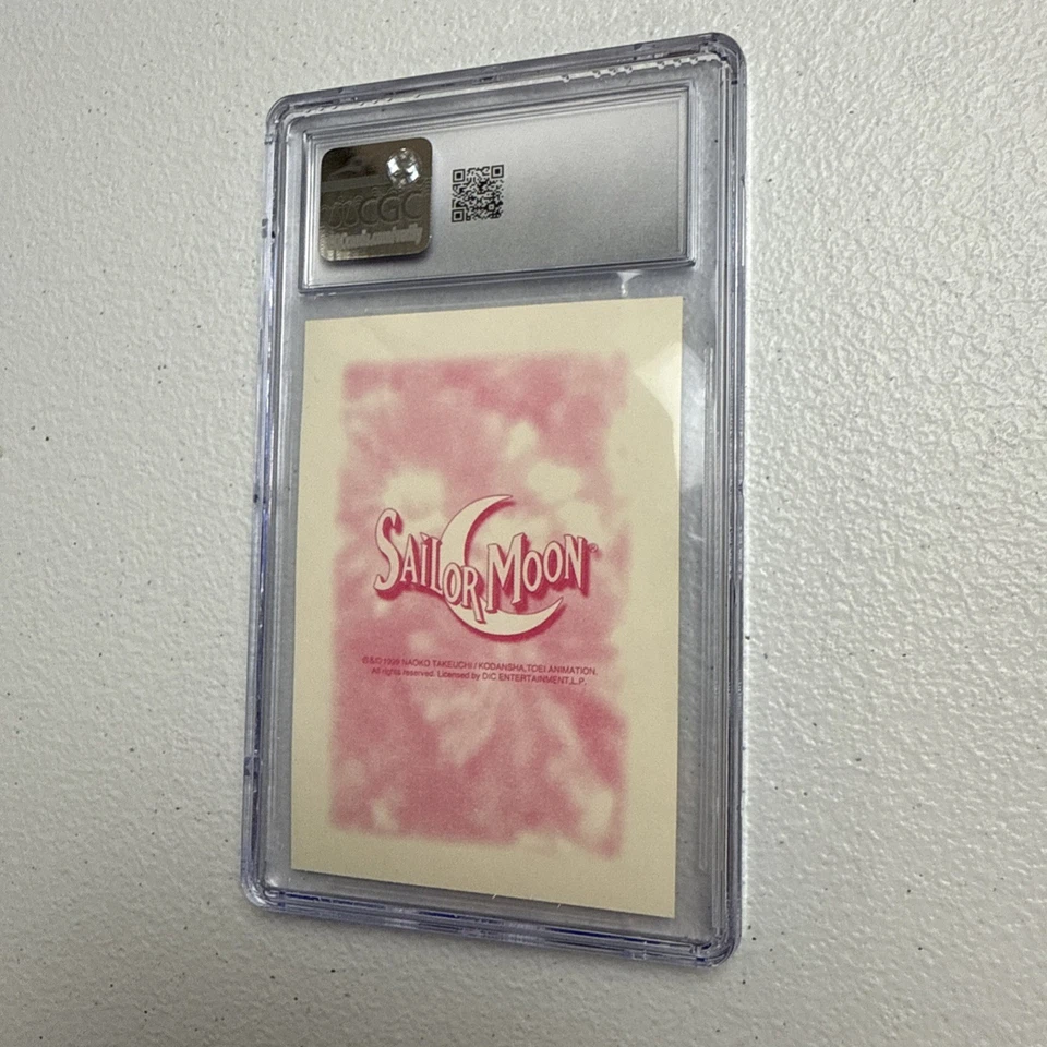 CGC 10 SAILOR MOON S3 - GOLD PRISM - STICKER SERIES 2 CARD - Artbox 1999 - Image 2 of 2