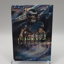 2025 Topps Chrome Jalen Hurts Chromographs Black Refractor Auto 7/10 SP Eagles