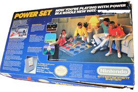 NES Nintendo Entertainment Power Set Box Foam Pad Gun No Console