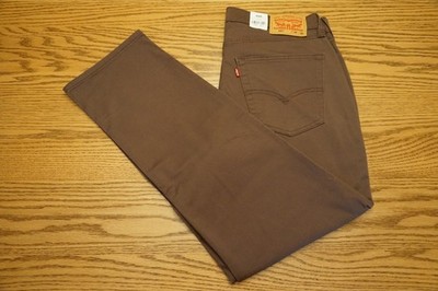 NWT MEN'S LEVI JEANS 541 Size 36 x 30 Athletic Taper All Seasons Tech Brown $69