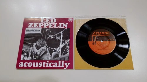 Led Zeppelin : Acoustically - Pic Sleeve EP 45 - Rare Australia Press - Minty!