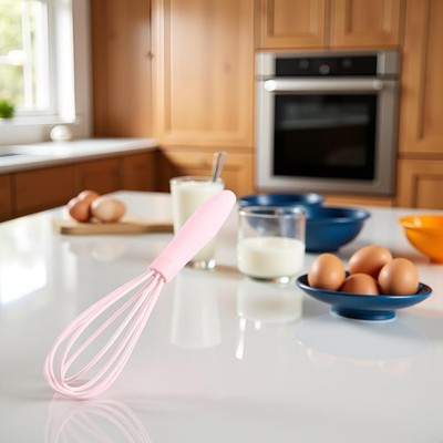 1Pc Pink Multifunctional Egg Whisks,Manual Egg Beaters Mini Egg Mixers Egg
