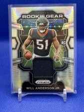 2023 Panini Prizm Rookie Gear Silver Prizm Jersey #RG-WA Will Anderson Jr Texans