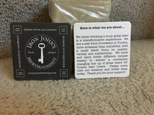 20 Beer Coasters Iron Johns Brewing Here Is What We Are About AZ USA U162