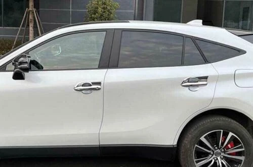 Tampa de maçaneta de porta ABS prata tampa moldura acabamento para Toyota Venza Harrier 2021-23 - Imagem 4 de 4
