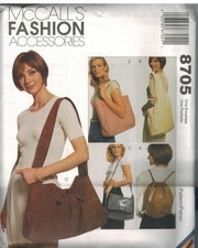 8705 McCalls Patrón de COSTURA Decoración del Hogar Cartera Bolso de Mano Bolso de Compras Bolso de Playa FF