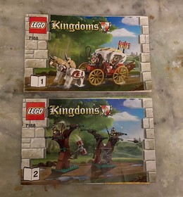 LEGO Castle Kingdoms 7188 King's Carriage Ambush - 100% Complete with Manuals