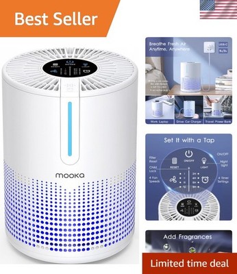 Air Purifier for Bedroom Home Car RV Small Portable HEPA Filter 430 sq ft