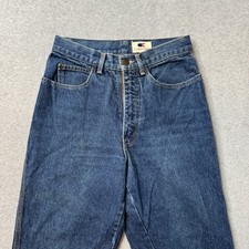 Vintage Calvin Klein Jeans Womens 9 Blue Denim Faded Straight Made in USA 90s