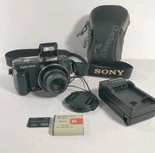 Sony Cybershot DSC-H10 8.1MP Digital Camera Battery Card Charger  Case Tested