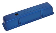 Moroso For Chevrolet Small Block Valve Cover - Blue Powder Coat - Single Moroso For Chevrolet Small Block Valve Cover - Blue Powder Coat - Single