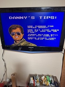 Danny Sullivan's Indy Heat Nintendo NES Limpio y Probado Funciona Etiqueta Trasera Da&ntilde;o