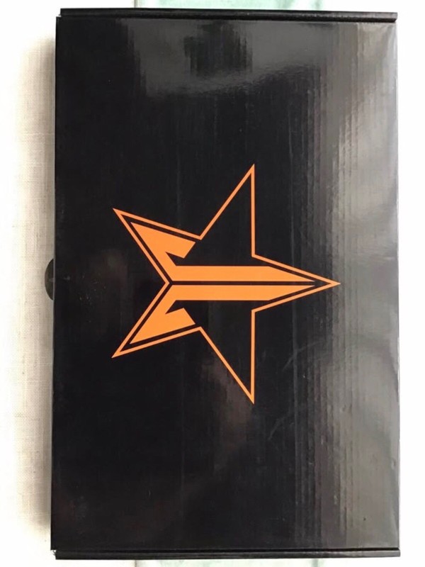Jeffree Star Cosmetics Black And Orange Star Hand Mirror Halloween Edition 