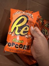 6 Reese's Popcorn Drizzled In Peanut Butter & Chocolate, (2.25oz)each Bag
