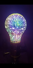 Colorful Firework LED Light Bulb 3D Indoor 110V 4W, 25,000 hrs. Standard Base
