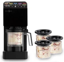 Food Genie: Dessert Station - Black - 11-In-1 Ice Cream & Frozen Treat Maker