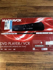 Magnavox MDV260V DVD Player/VCR Combo Player NEW Open Box No Remote