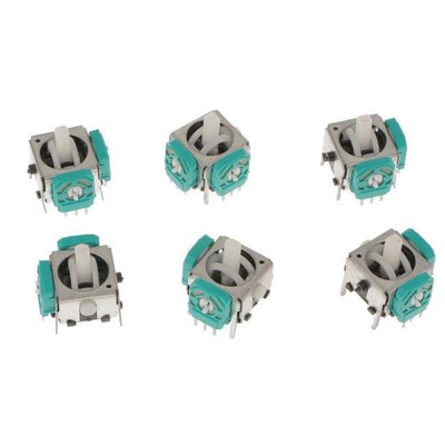 6 Pack Analog Joystick Switch Replacement For Nintendo Game Cube Controller G