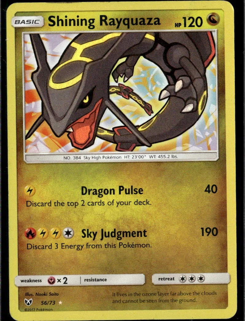 Shining Rayquaza Pokémon TCG Cards for sale | eBay