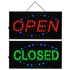 Neon Outdoor OPEN Sign Waterproof LED Business Sign Store Bar LED Light w/ON/OFF