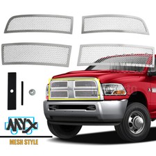 Fits 2010-2012 Dodge Ram 25003500 Stainless Steel Polish Wire Mesh Grille Grill