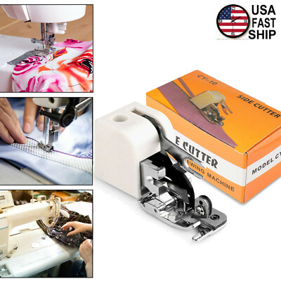 Side Cutter Overlock Presser Foot Tool For Brother Singer Janome Sewing Machine