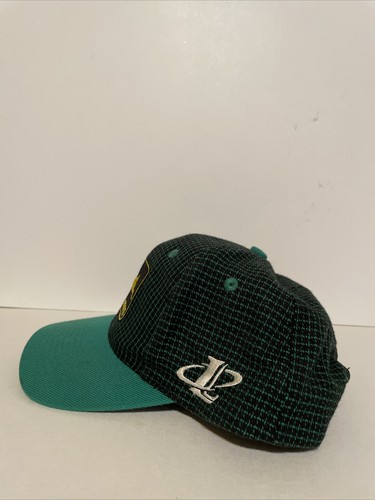Vintage 90’s John Deere LOGO ATHLETIC Checkered Adjustable Hat Wool & Acrylic - Picture 3 of 12