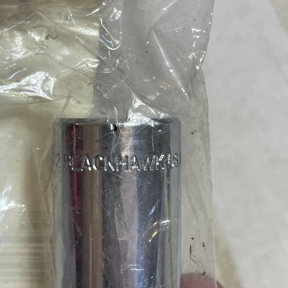 New BLACKHAWK 30422 11/16" DEEP SOCKET WRENCH 3/8" DRIVE 12 PT. HEX 2.25" Long - Image 2 of 4