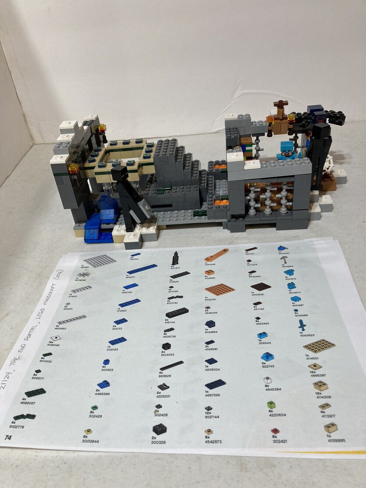 LEGO Minecraft The End Portal Set 21124